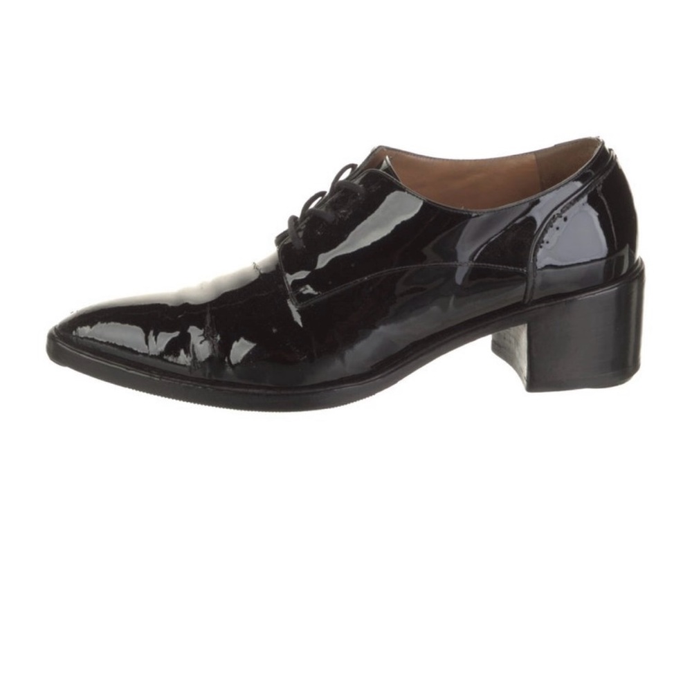 Fratelli Rossetti black patent shoes 8.5 vintage